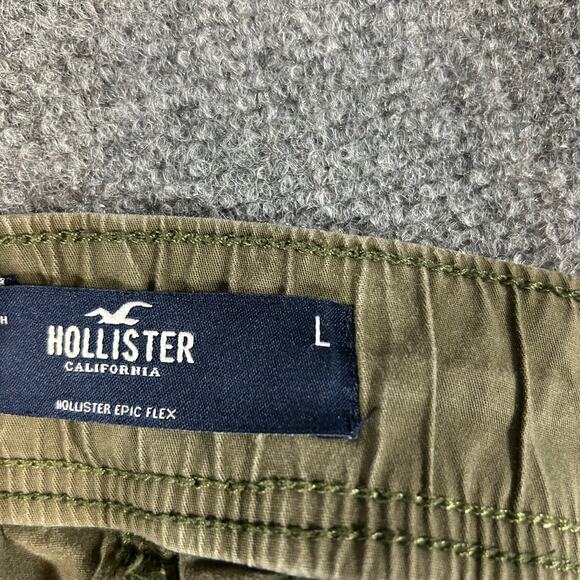 Hollister California Cargo Pants Mens L Green - Picture 6 of 10